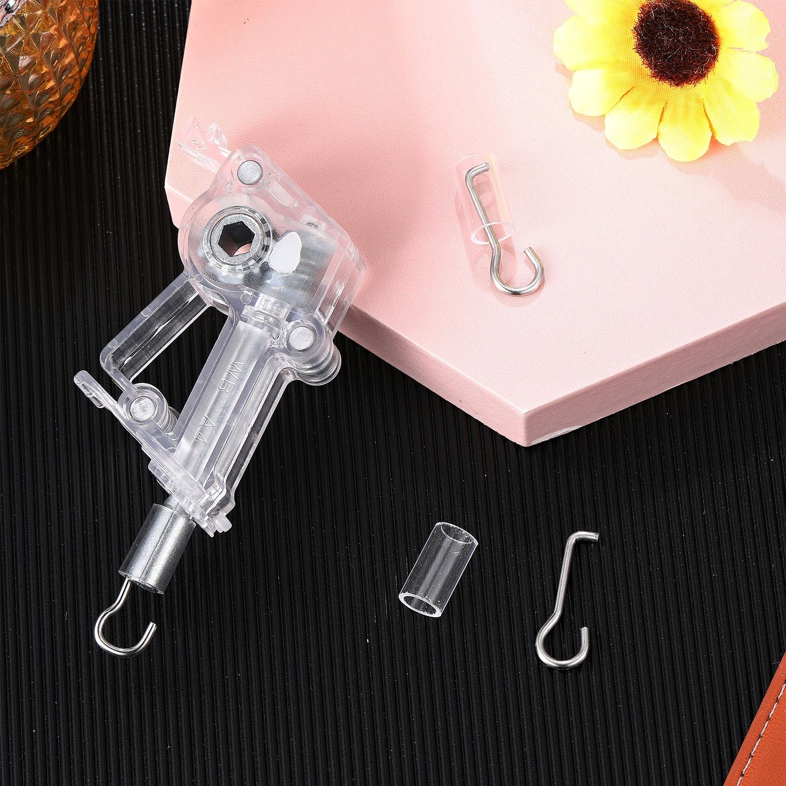 Horizontal Blind Wand Repair, 2Pcs Wire Sleeve Collar, Square Headrail