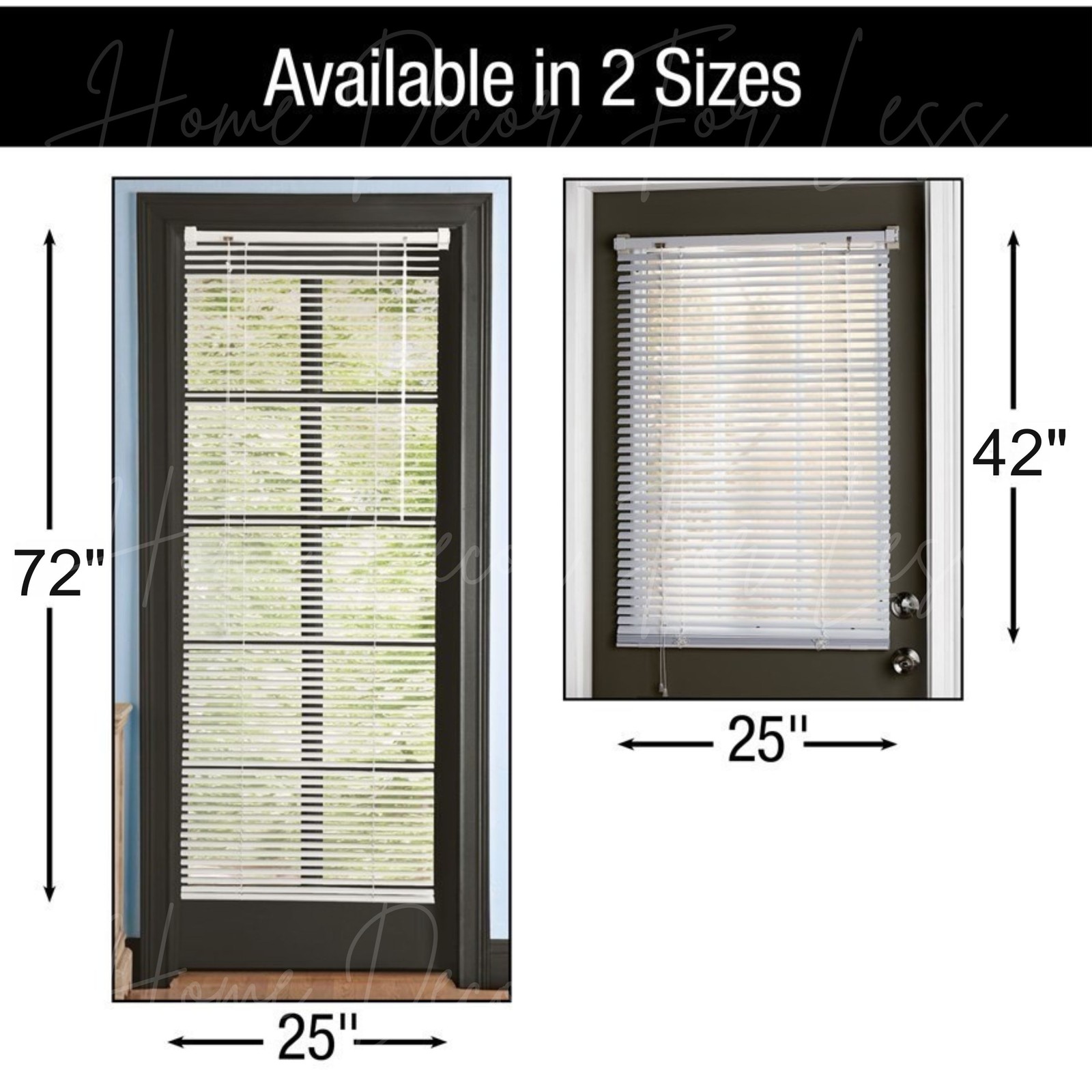 Magnetic Blind For Steel Door Window Vinyl Curtain Magnet Shade 25×40 or 25×68