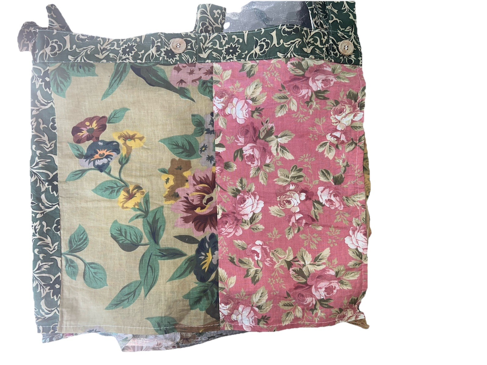 ANTIQUE CHIC 80”x18” WINDOW VALANCE : PATCHWORK COUNTRY FLORAL PAISLEY COTTON