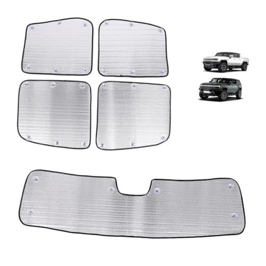 for 2022-2026 Hummer EV Accessories 4 Pieces Sunroof Sunshade,1 Pieces Car Sun