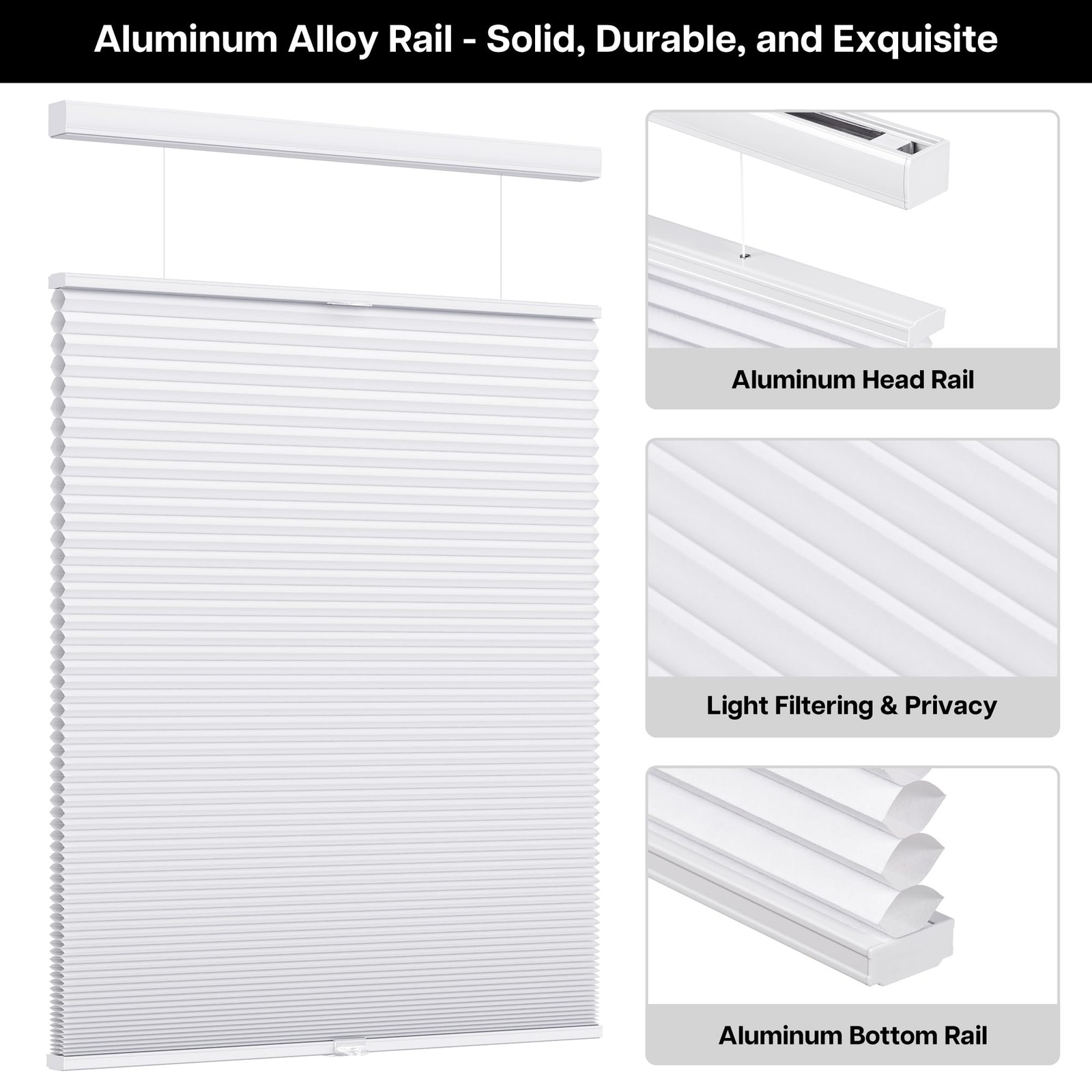 Lazblinds Top Down Bottom Up Tdbu Cordless Cellular Shades Light Filtering