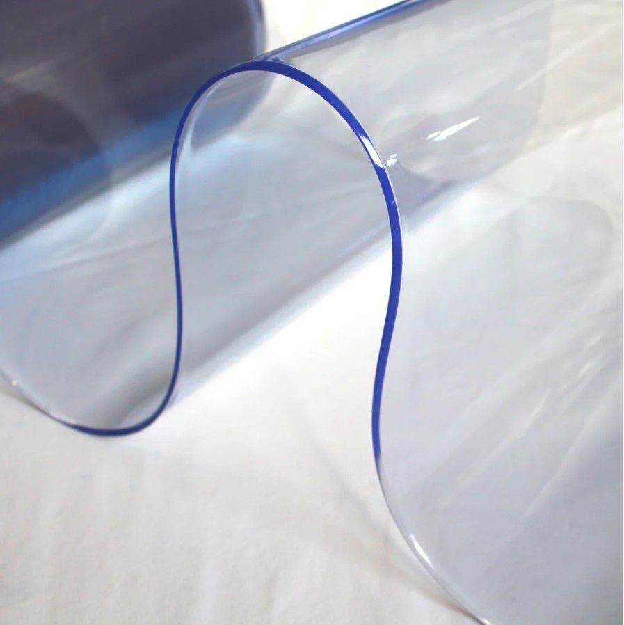 PVC Clear Strip Curtain – 8 in x 40 ft Length