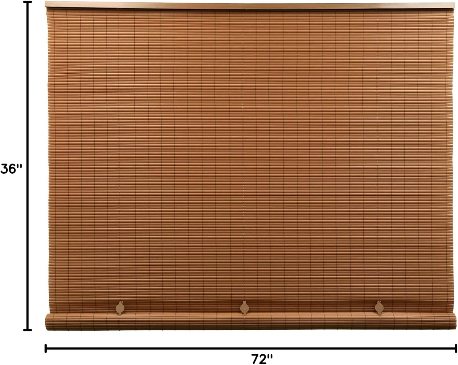 Cordless Outdoor Shades for Porch, Patio & Windows – Waterproof PVC Blinds for I