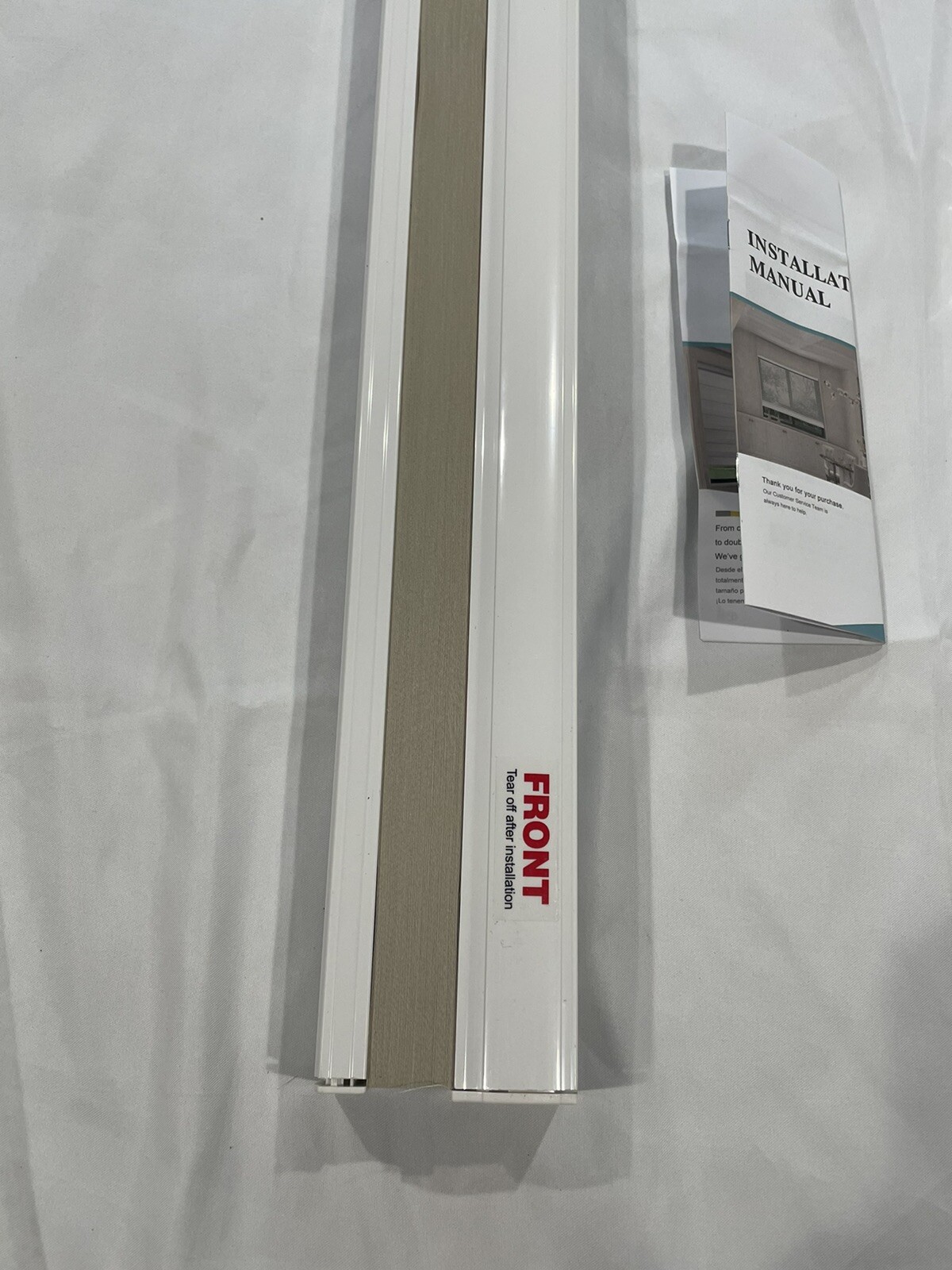 Cordless Honeycomb pull down cellular shade 100% blackout, Beige 24″x64″