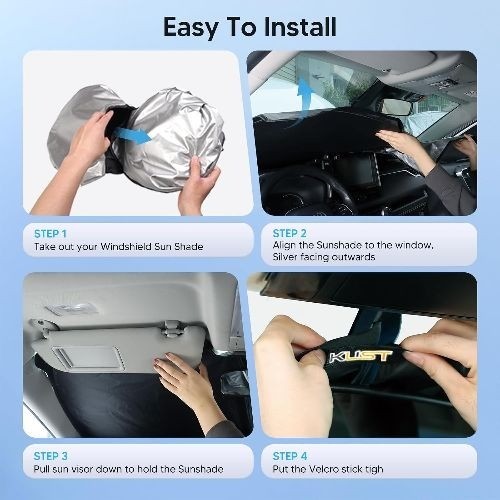 Custom Fit Windshield Sun Shade for 2020-2024 (Not for Corolla Cross) Sunshade S