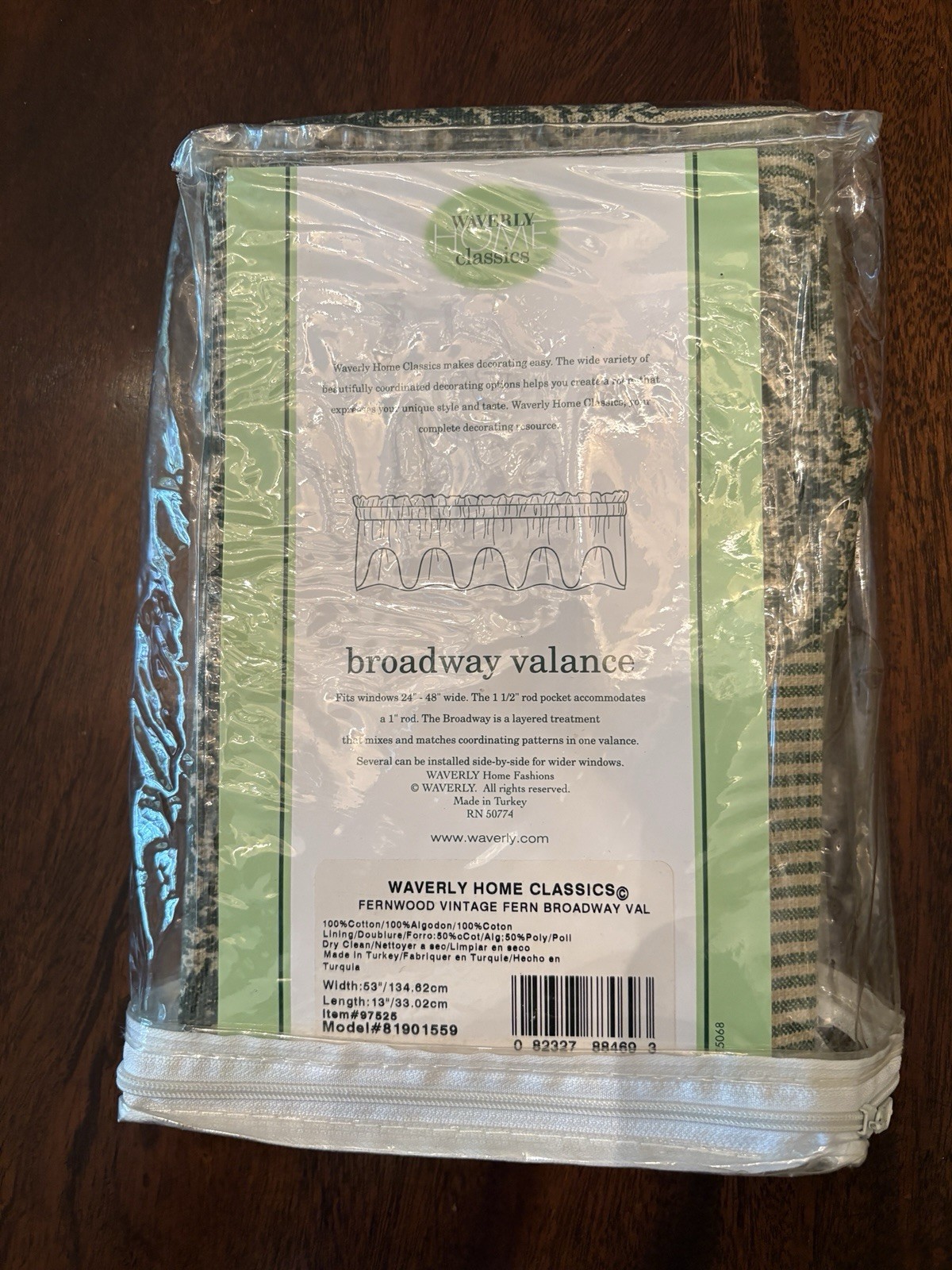 Waverly Broadway Valance Lot Of 2 Fernwood Vintage Home Classics