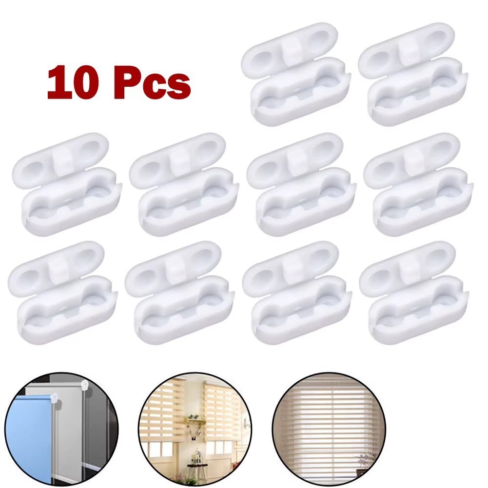 10pcs Blind Pull Cord Connector Clips – Plastic Chain Joiners for Roller, Roman