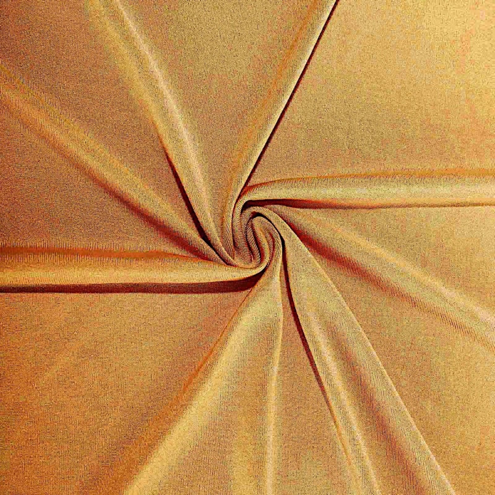 5 ft x 12 ftGOLD 4-Way Stretch Spandex Divider Backdrop Curtain Party Wedding