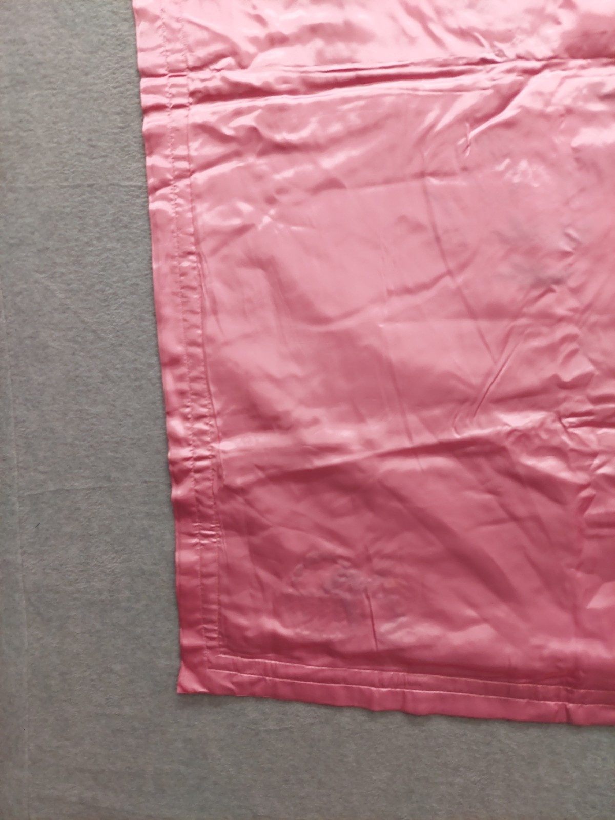 Unbranded Antique Panel Pink Floral Hand Embroidered Rectangular Decorative