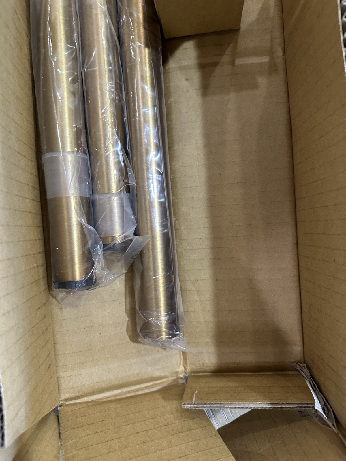 Pottery Barn Somorset Hidden Connection 1.25 Curtain Drapery Rod 108-144″ Brass