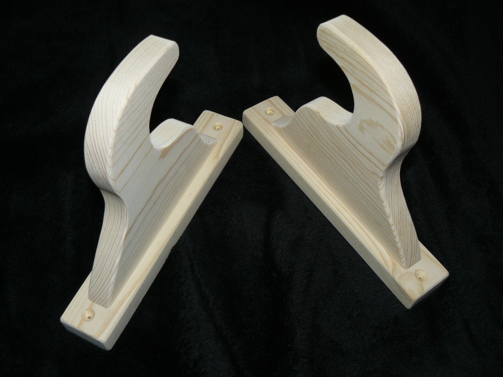 Fancy Wood Curtain Rod Brackets