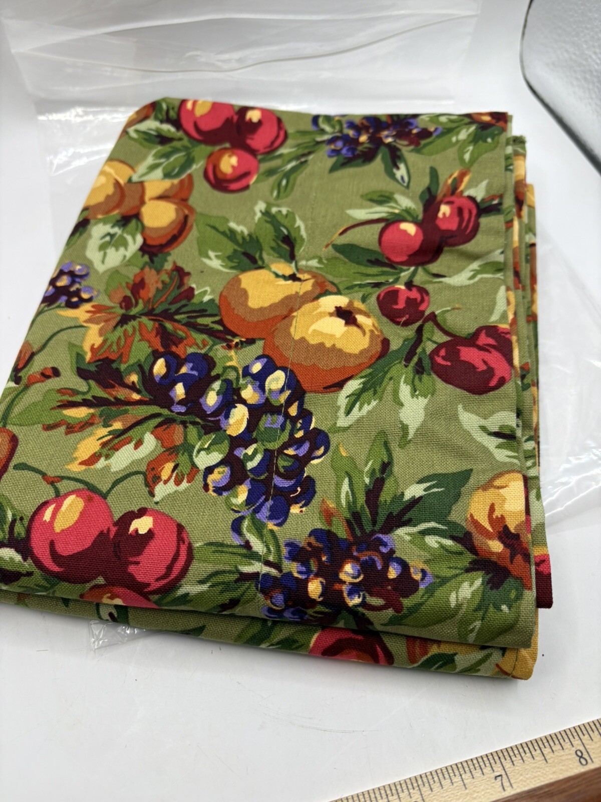 Longaberger Valance 15”x71” In Napa Orchard Fabric