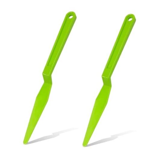 2PCS Car Window Tint Squeegee Tool, Flexible Shank Gasket Squeegee with Green