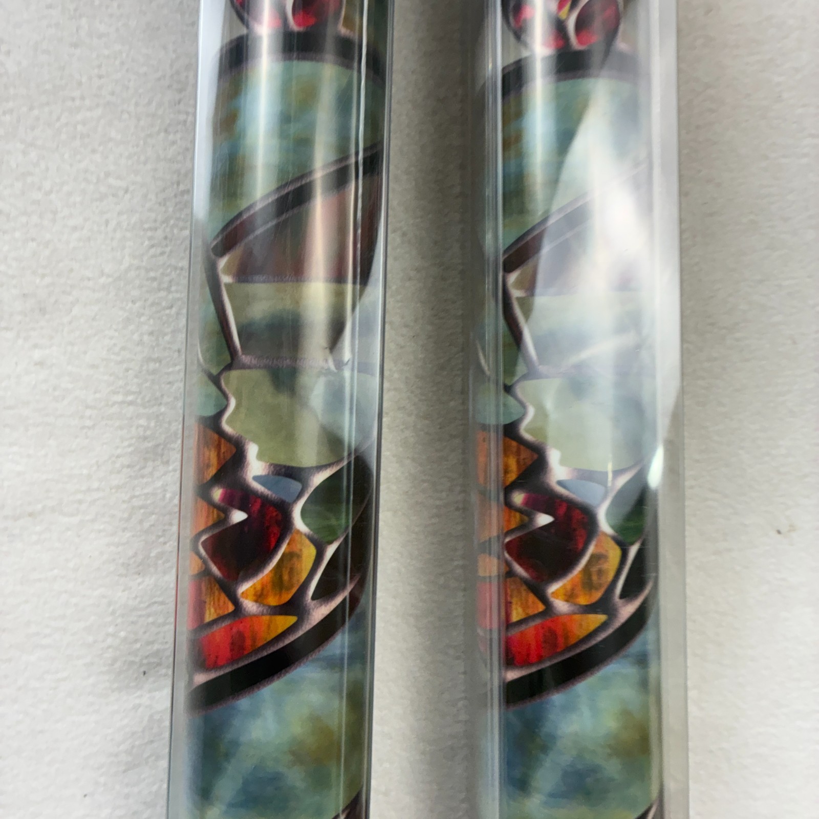 2 Style Selections Window Privacy Film Stained Glass Style 24 x 36 No Adhesives