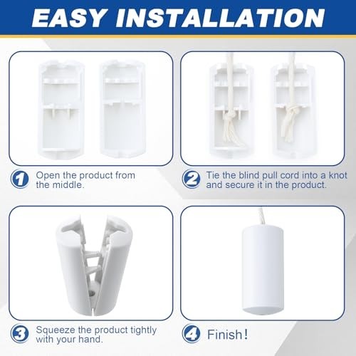 10 Pcs Breakaway Cord Condensers for Window Blinds – Anti-Strangulation Safety,