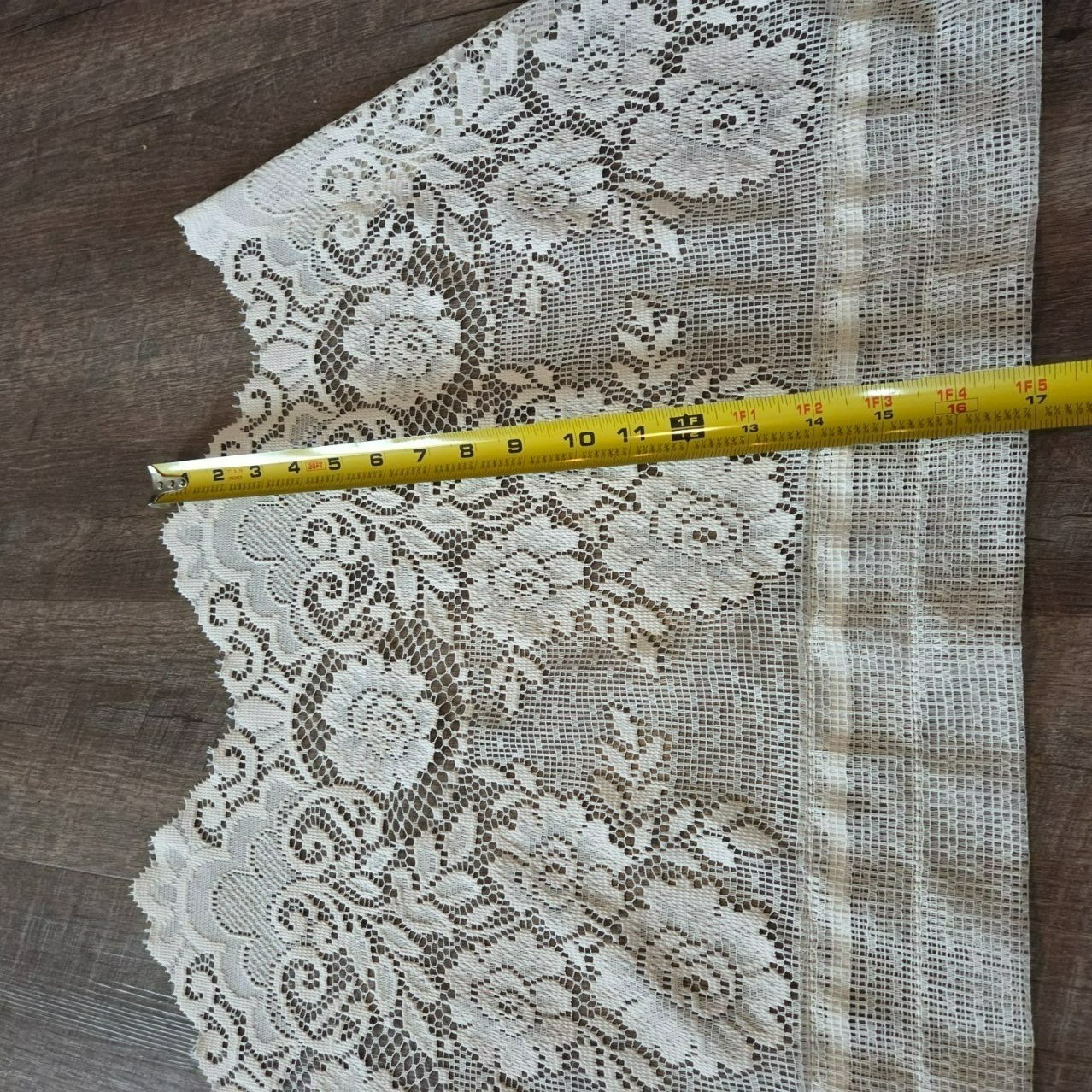 Rustic Crochet Curtain Window Valance (1) Lace Unbranded Accent