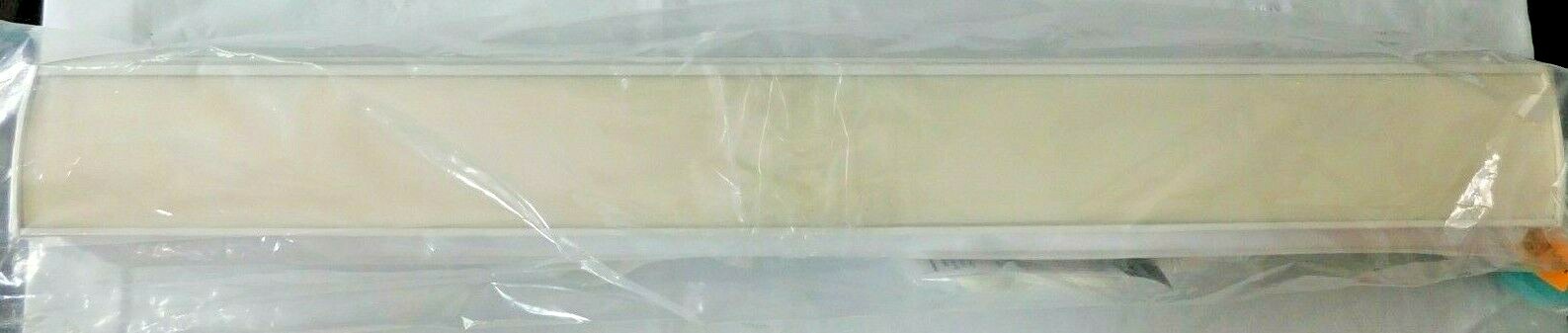 White Sheer Horizontal Shading Cord Loop Designer Head Rail 26”x57”