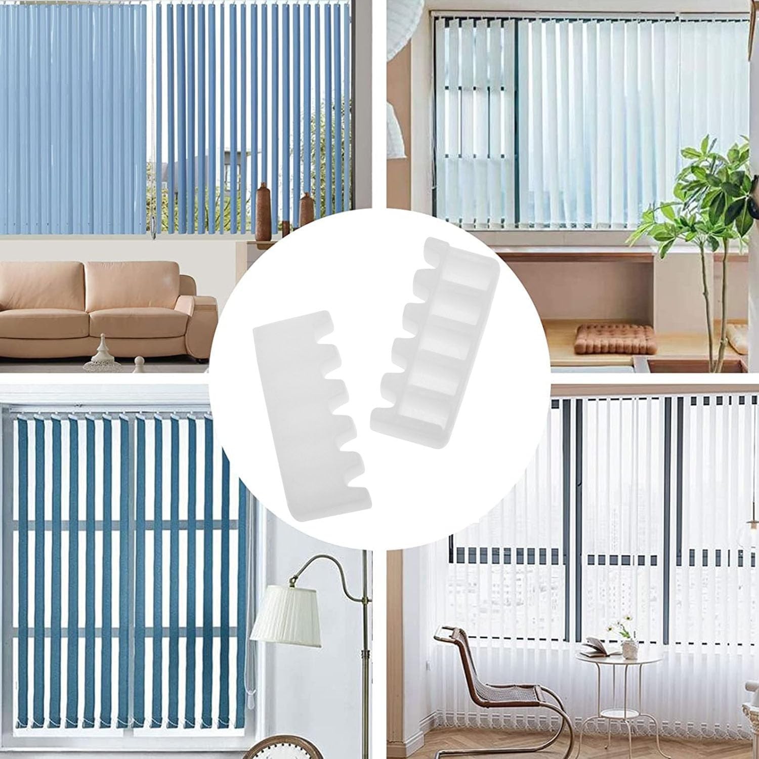 16PCS Gear Comb Vertical Blind Vertical Curtain Repair Gear Vertical Curtain