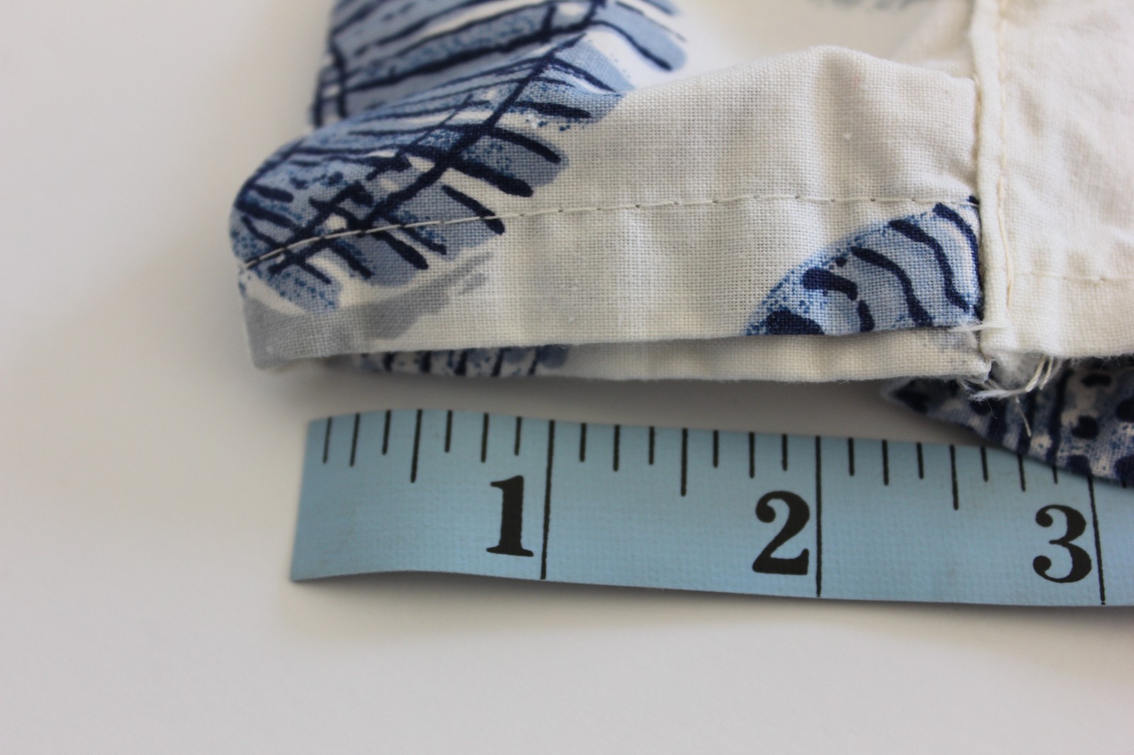 Custom Curtains Blue White Seashell Toile Vtg 3-Pc Drapery Set Beachcomber