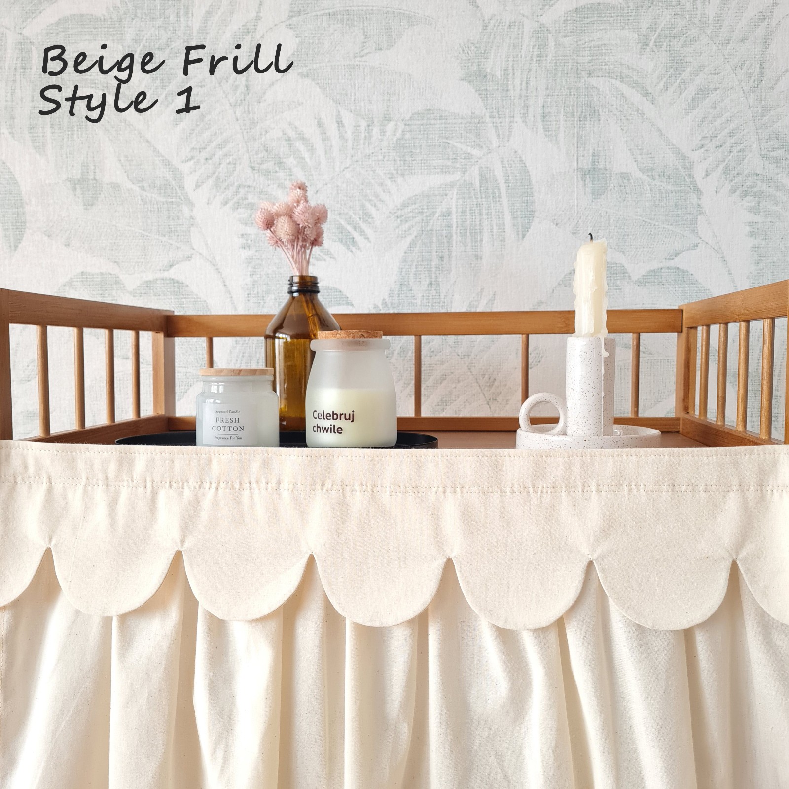 No Drill Hook and Loop Curtain Cabinet Kitchen Cafe Curtain Stick On Cotton