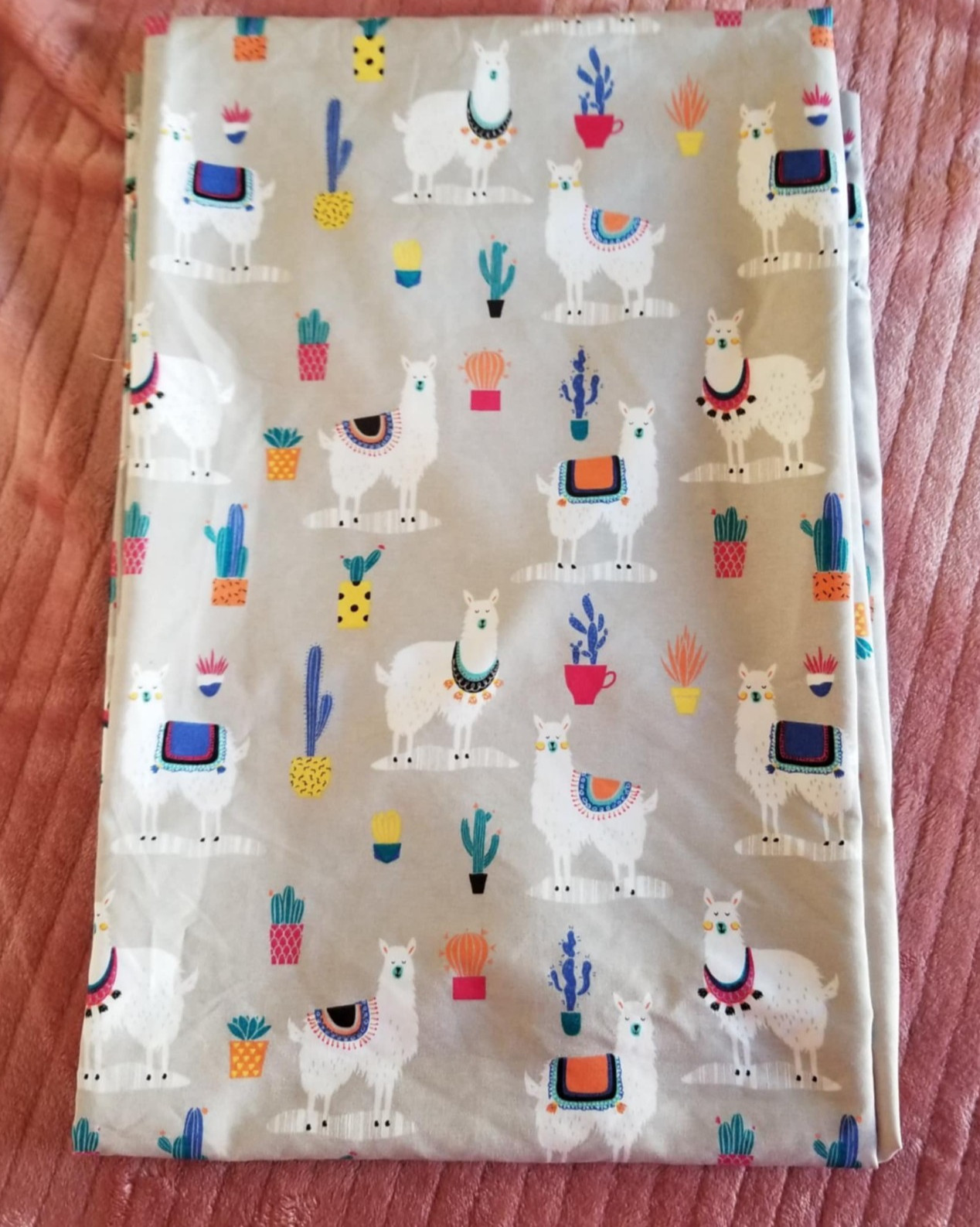Your Zone ALPACA 40×63 curtains drapes 100 % polyester gray multicolor teens