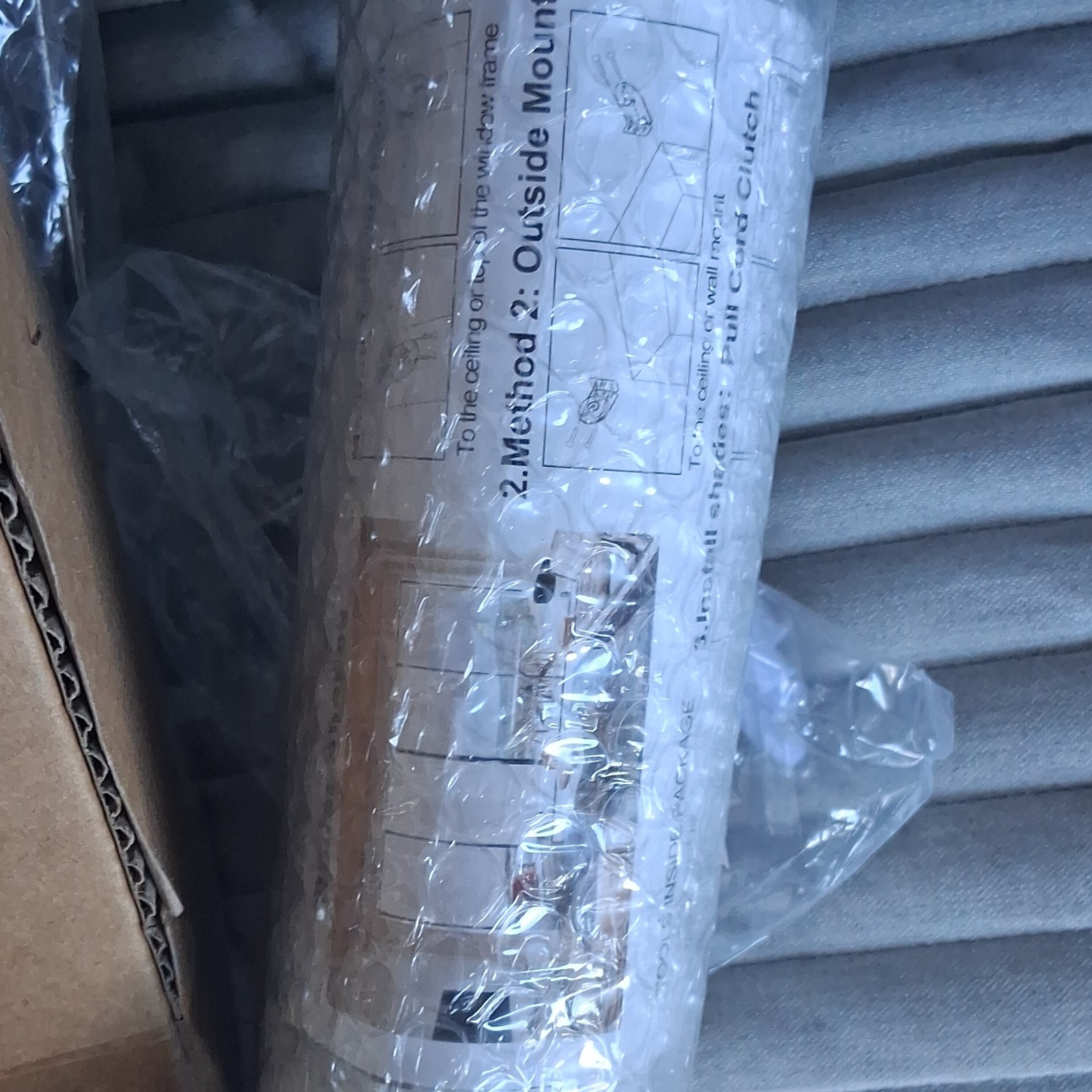 Roller Shades White Pull Cord Clutch Cylindrical Connector Inside Outside Mount