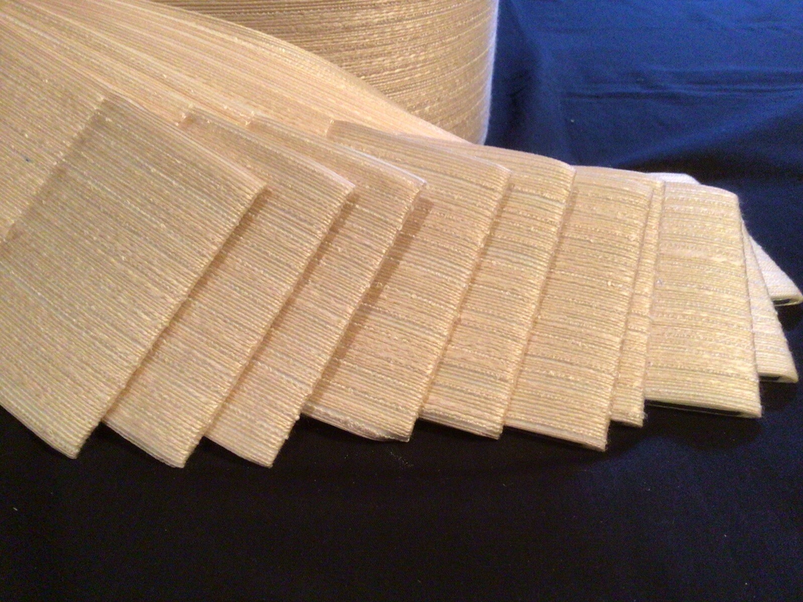 10 count 84”x 3 1/2” String Weave Fabric Virticle Blind Vanes
