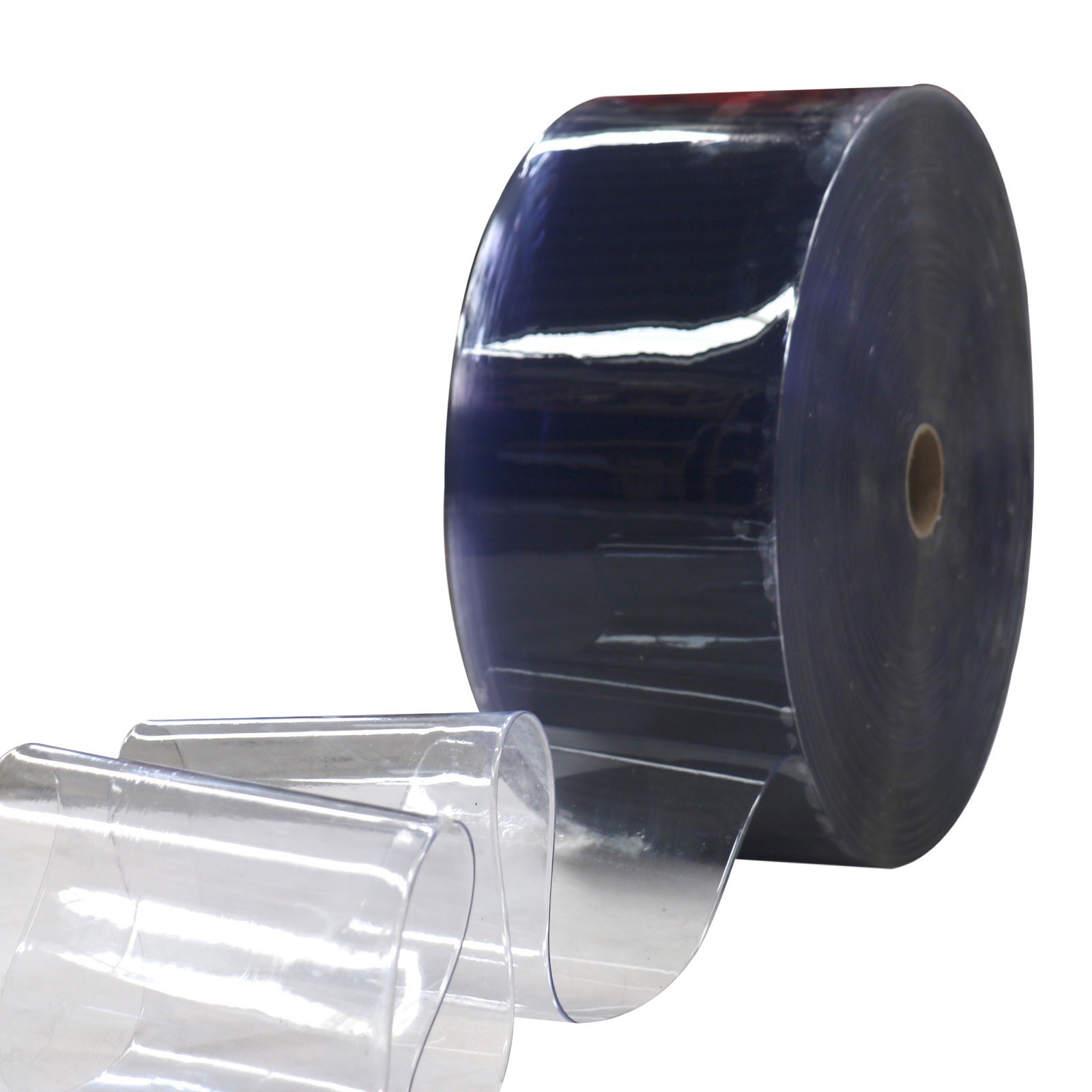 PVC Clear Strip Curtain – 8 in x 40 ft Length
