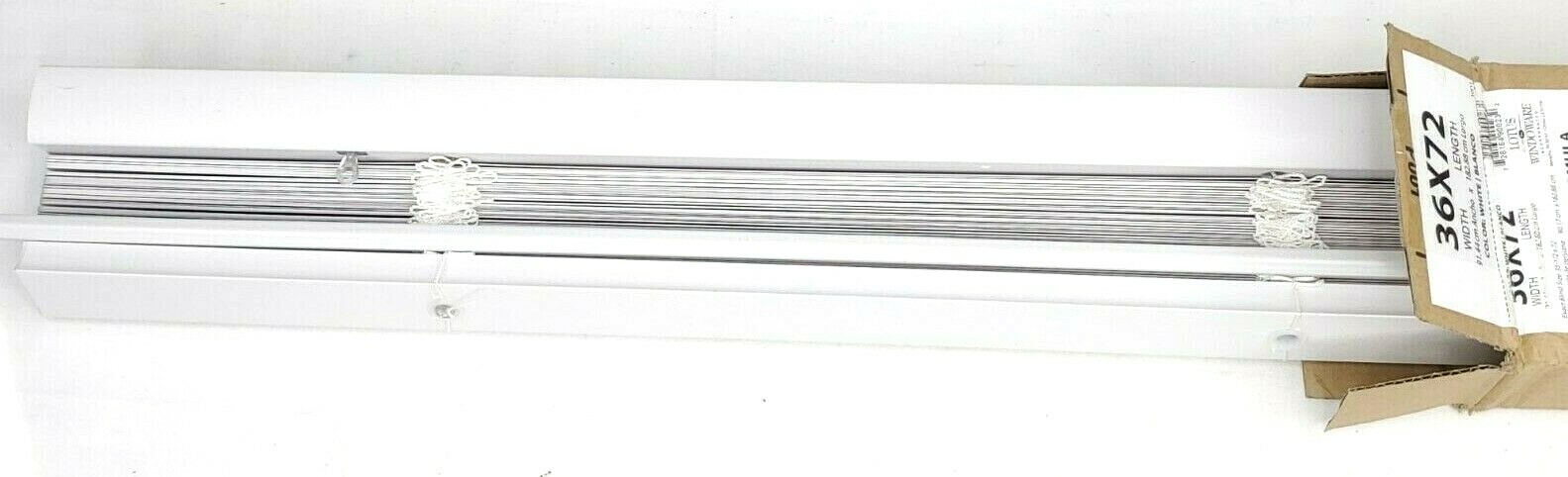 Lotus & Windoware 1″ White Cordless Blind 36×72 Brand New Open Box Free Shipping