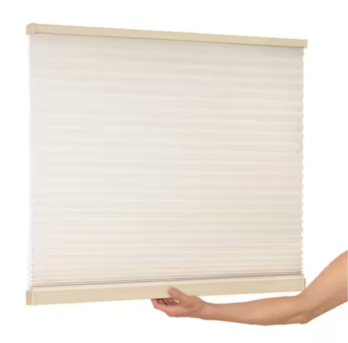 Home Decorator Coll. Cordless Cellular Shade Light Filter Parchment & CUSTOM