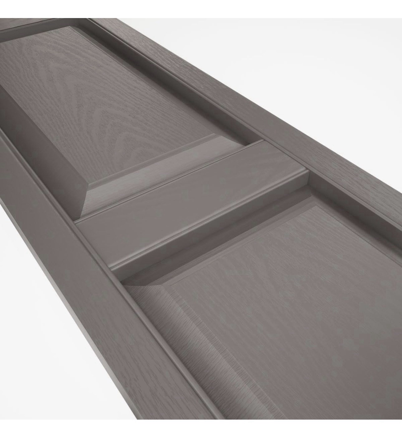 Ekena Millwork Lifetime Vinyl Standard (Per Pair), 14.75″W x 55″H, Musket Brown