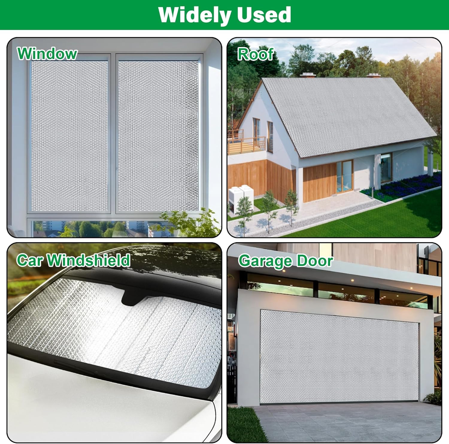 Winemana 48IN X 10FT Window Insulation Roll, Reflective Window Heat Blocker | RV