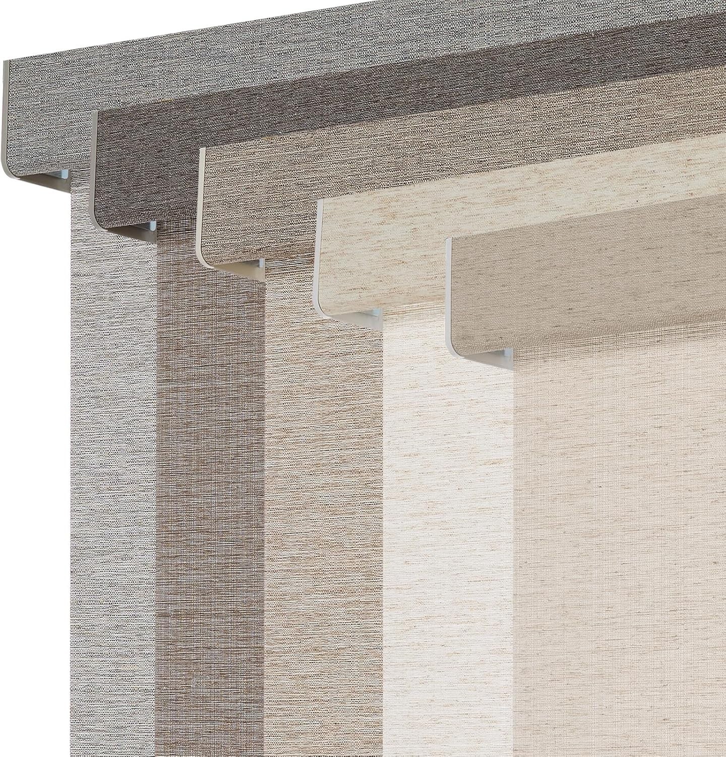 Persilux Blackout Roller Shades for Windows,Cordless,Linen Fabric,Roller Blinds