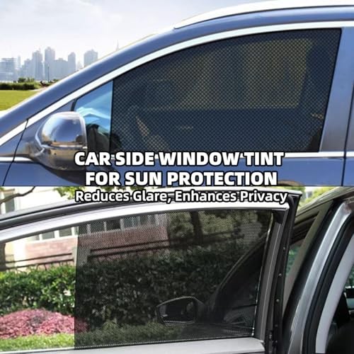 Car Side Window Sunshade Film – Removable Tint for Car 28″L*20.5″W (4 PCS)