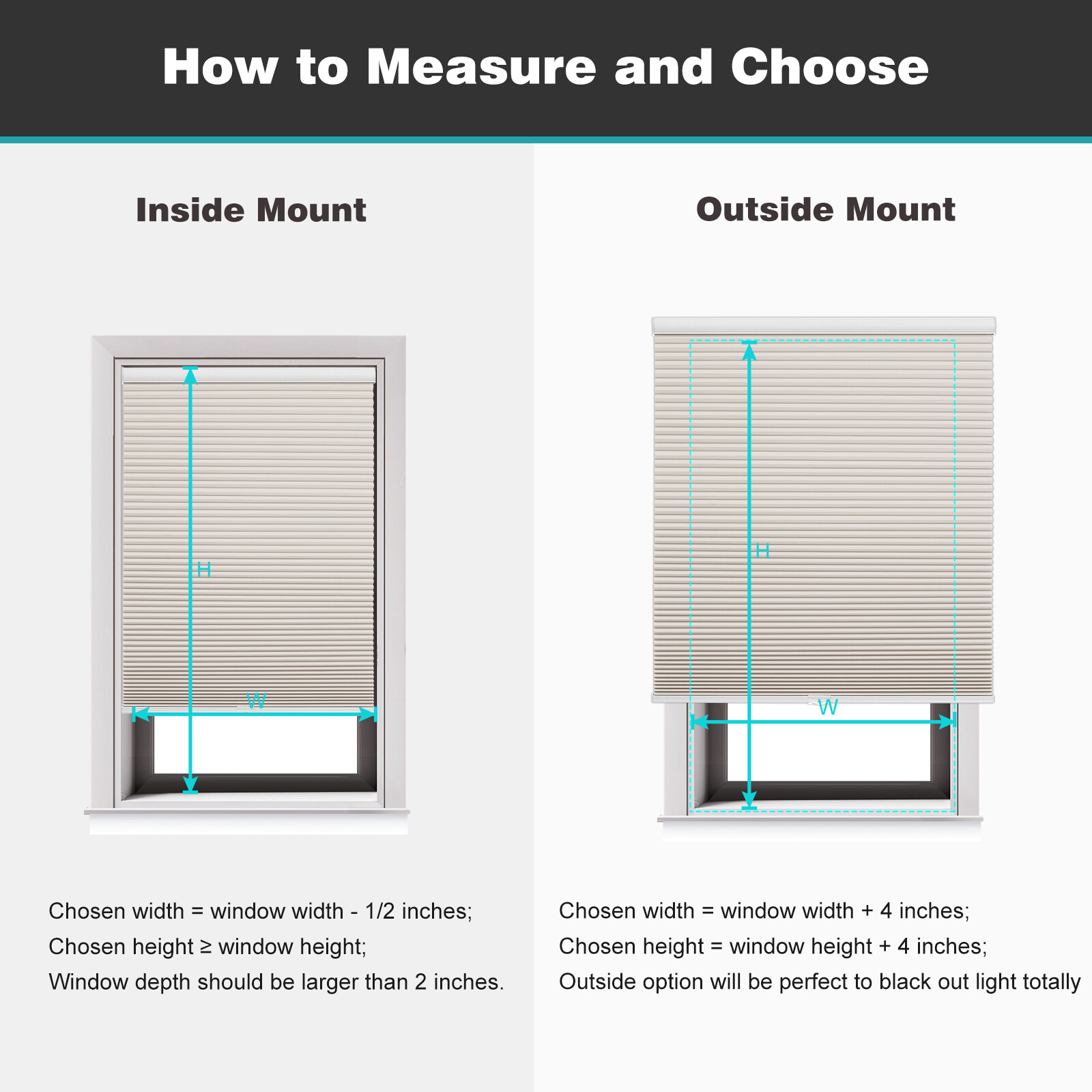 38mm Blackout Honeycomb Blinds For Window Cordless Cellular Shades-Six Colors
