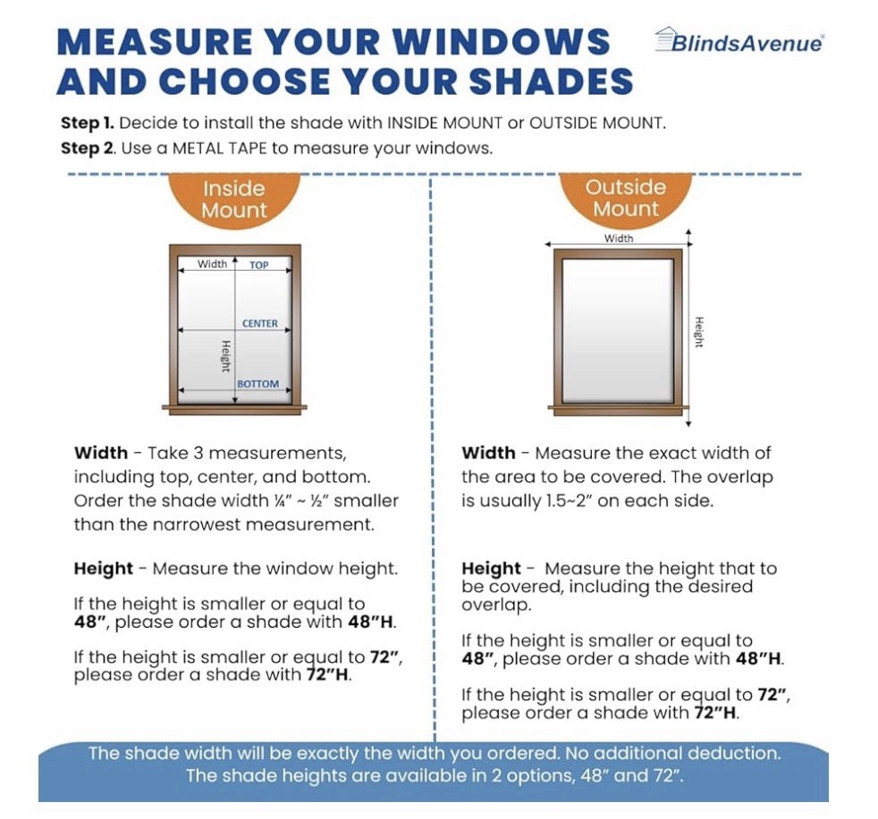 Indoor Window, Thermal Insulation Shades for Home, White,35″ W x 48″ H