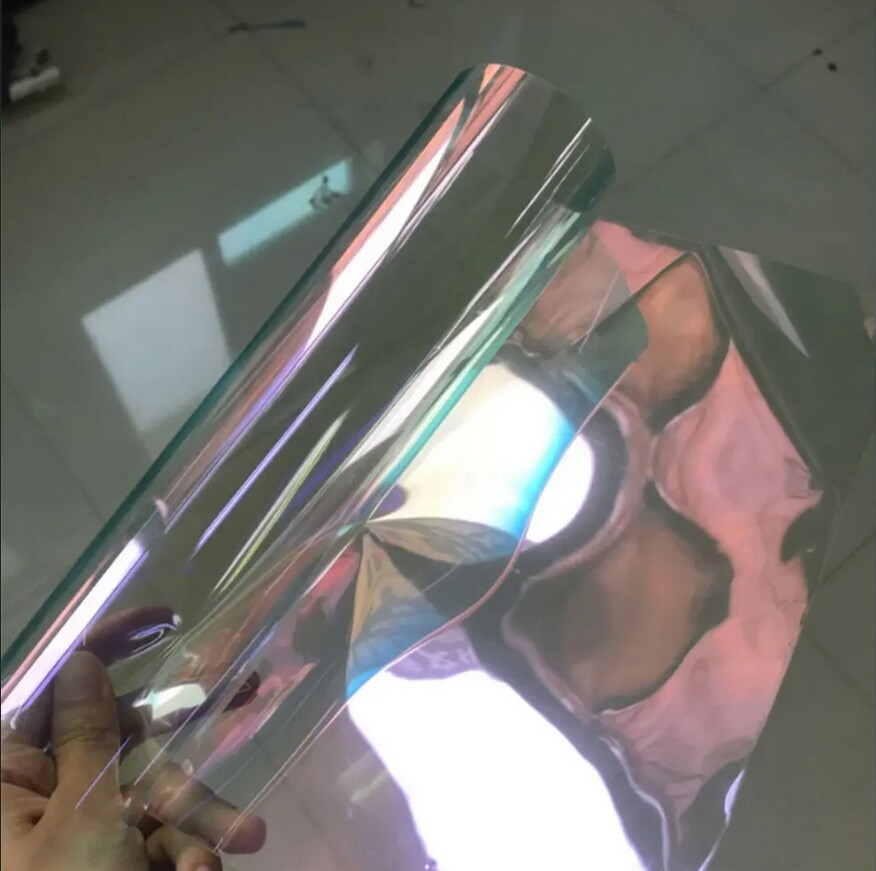 High Quality 89% Red Chameleon Car Tint Film Side Window Sun Solar Glass Skin