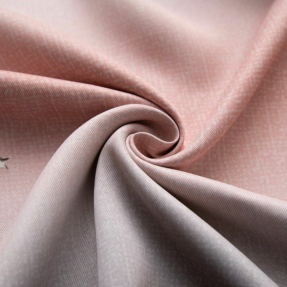 Curtain Blackout Star Curtains Bedroom Living Room Double Layer Windows Drapes