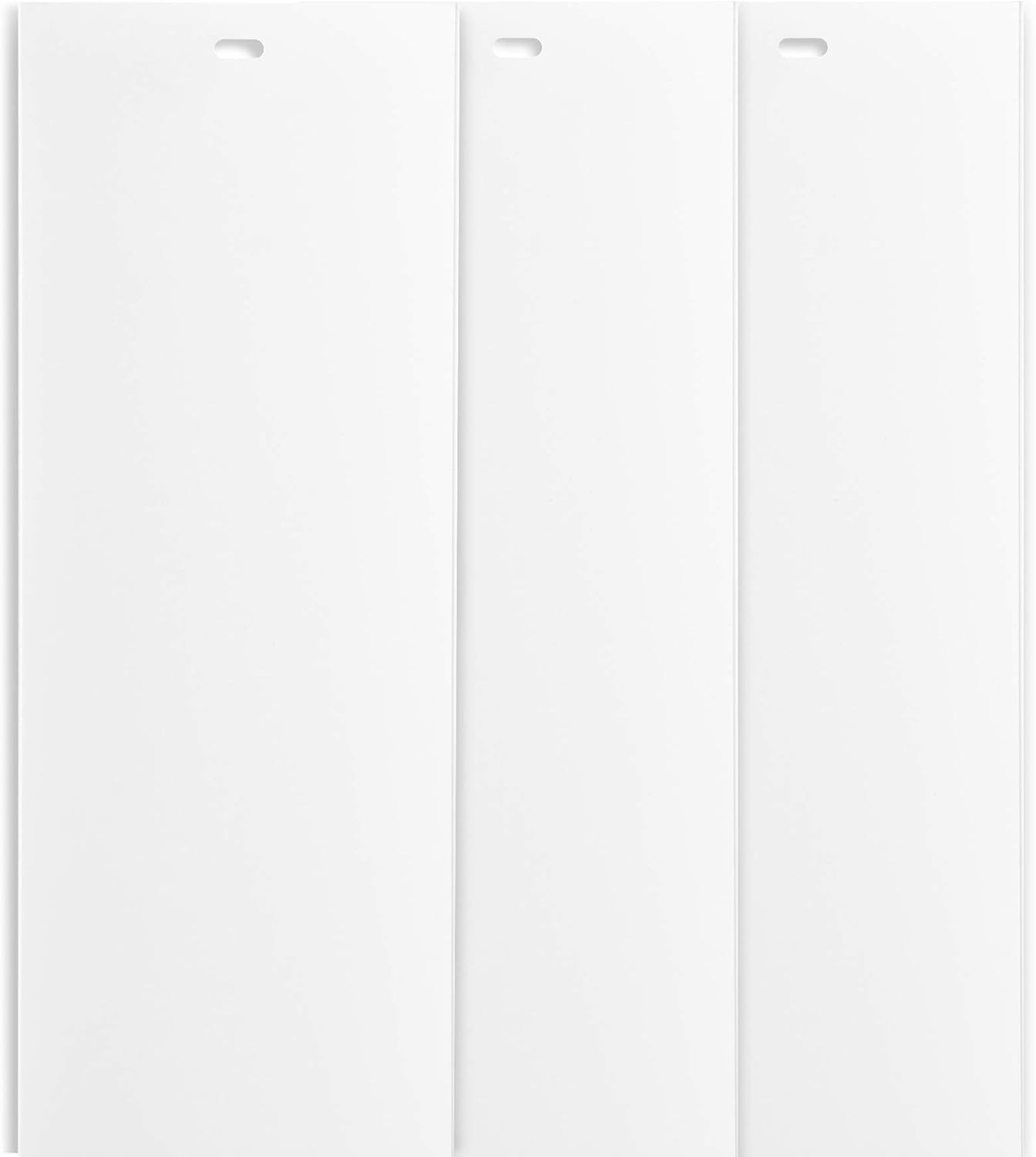 82.5″ White Vertical Replacement Blinds Slats Sliding Door Window (3 Pack