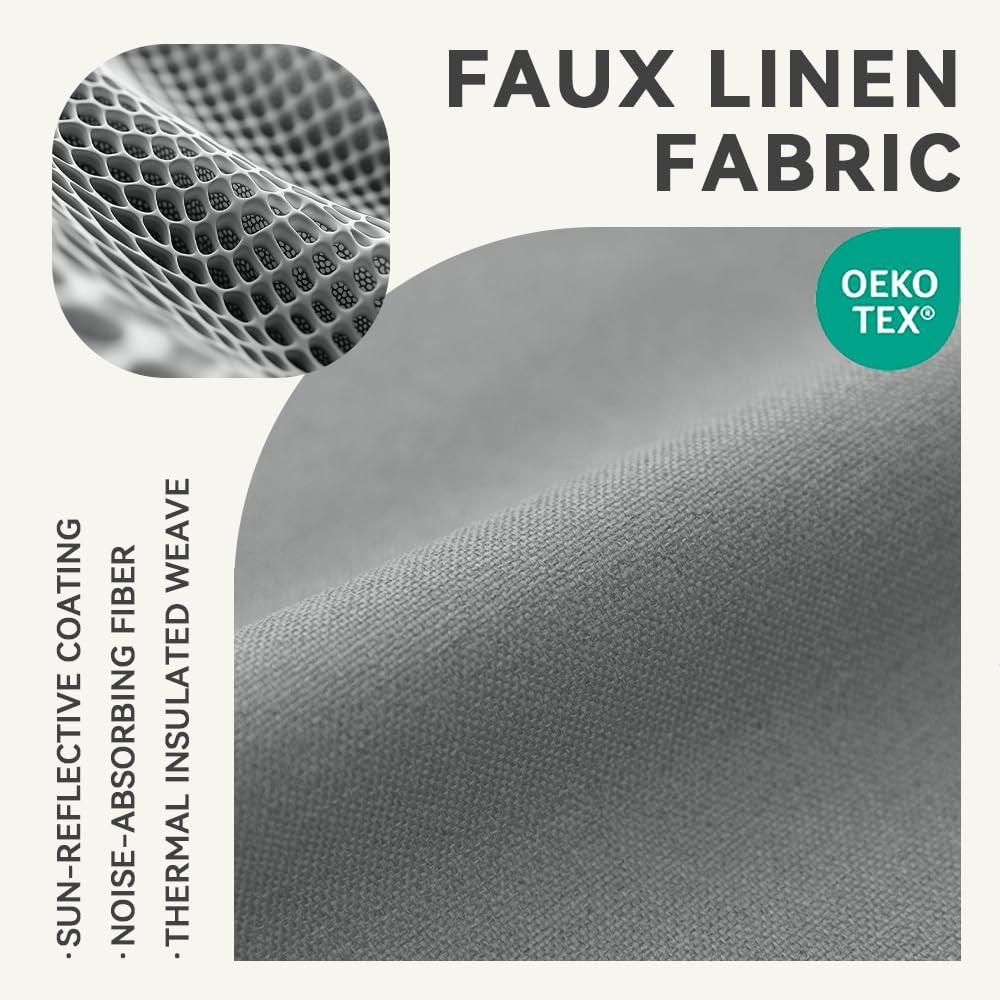 Flame-Retardant NFPA 701 Standard Curtain 96-Inch Single Panel 100% Blackout Cur