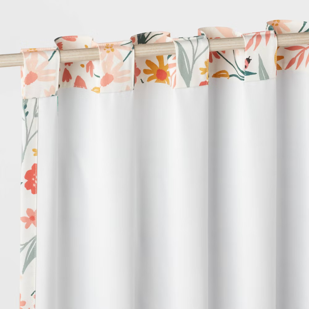 42″W x 84″L In the Garden Kids’ Blackout Window Curtain Panel –