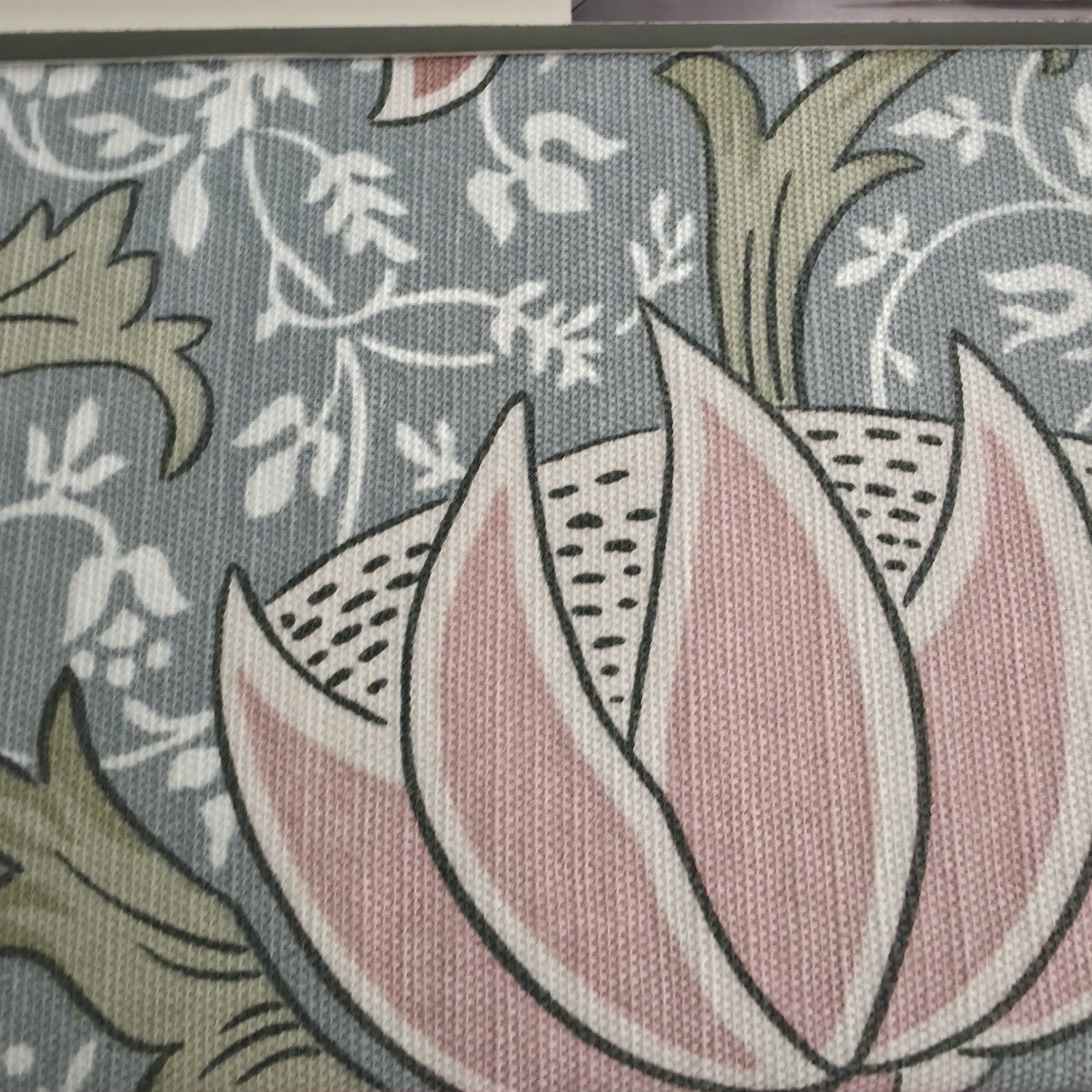 William Morris Cray Botanical Fabric Shower Curtain Cottage Floral 72×72