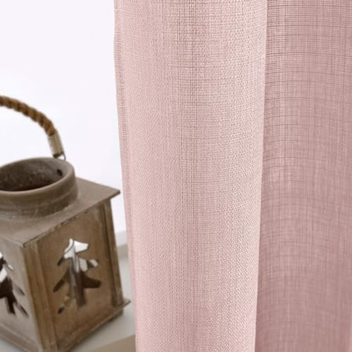 Casual Weave Valance Curtains for 50″W x 18″L (Pack of 1) Casual Weave | Pink