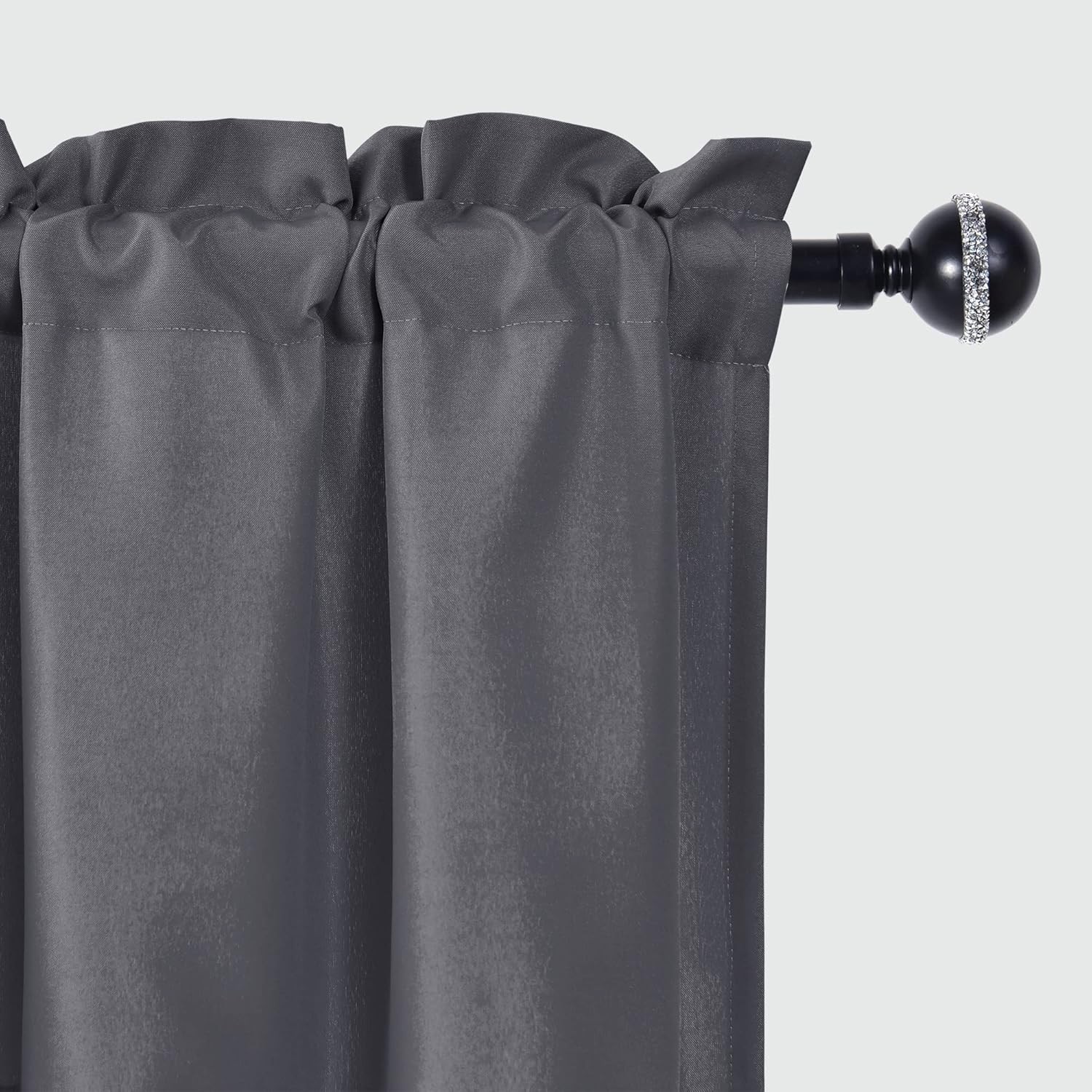 Valance Curtains for Kitchen/Living Room/Basement/Bathroom Window, Thermal