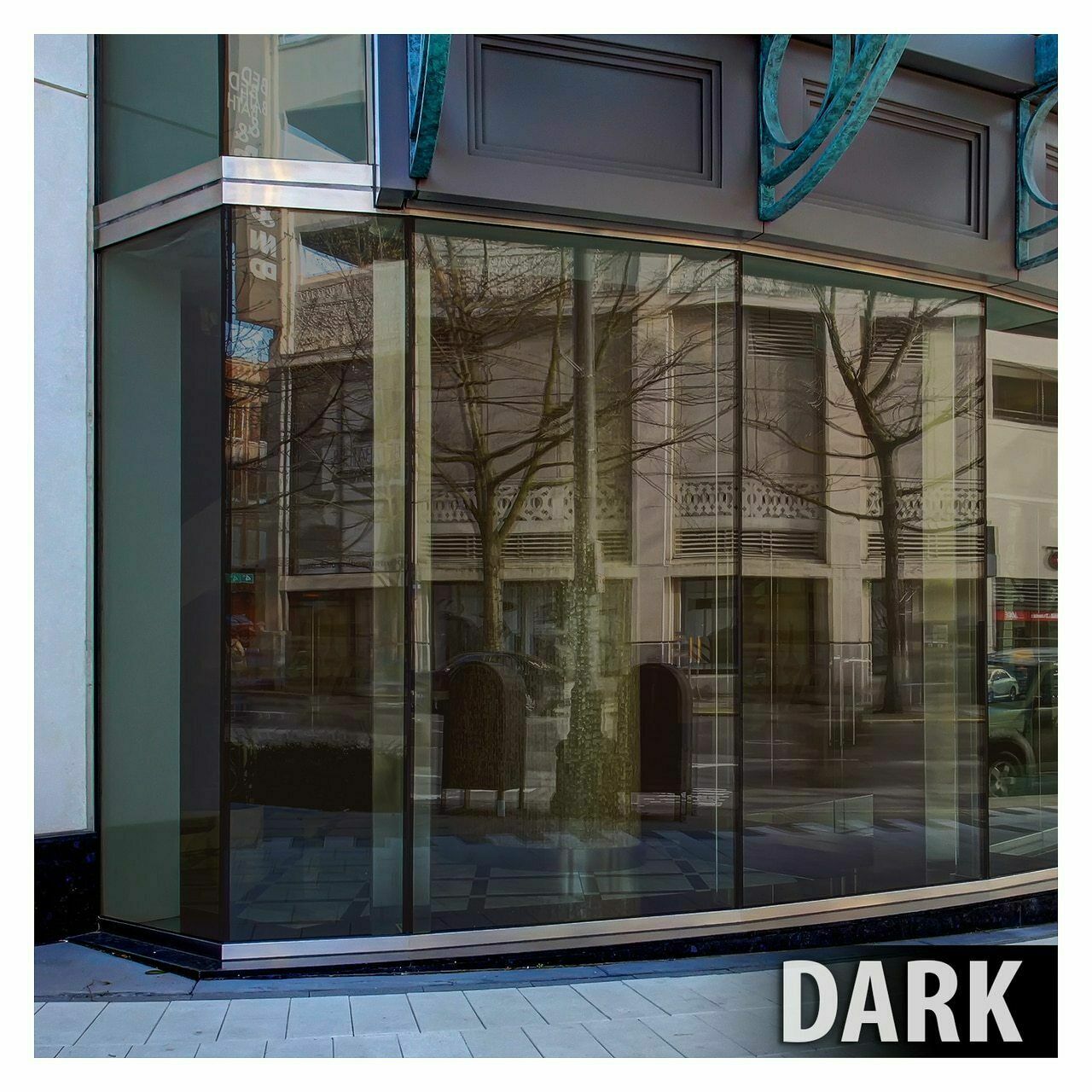 BDF PRBR Window Film Premium Color High Heat Control and Daytime Privacy Bronze