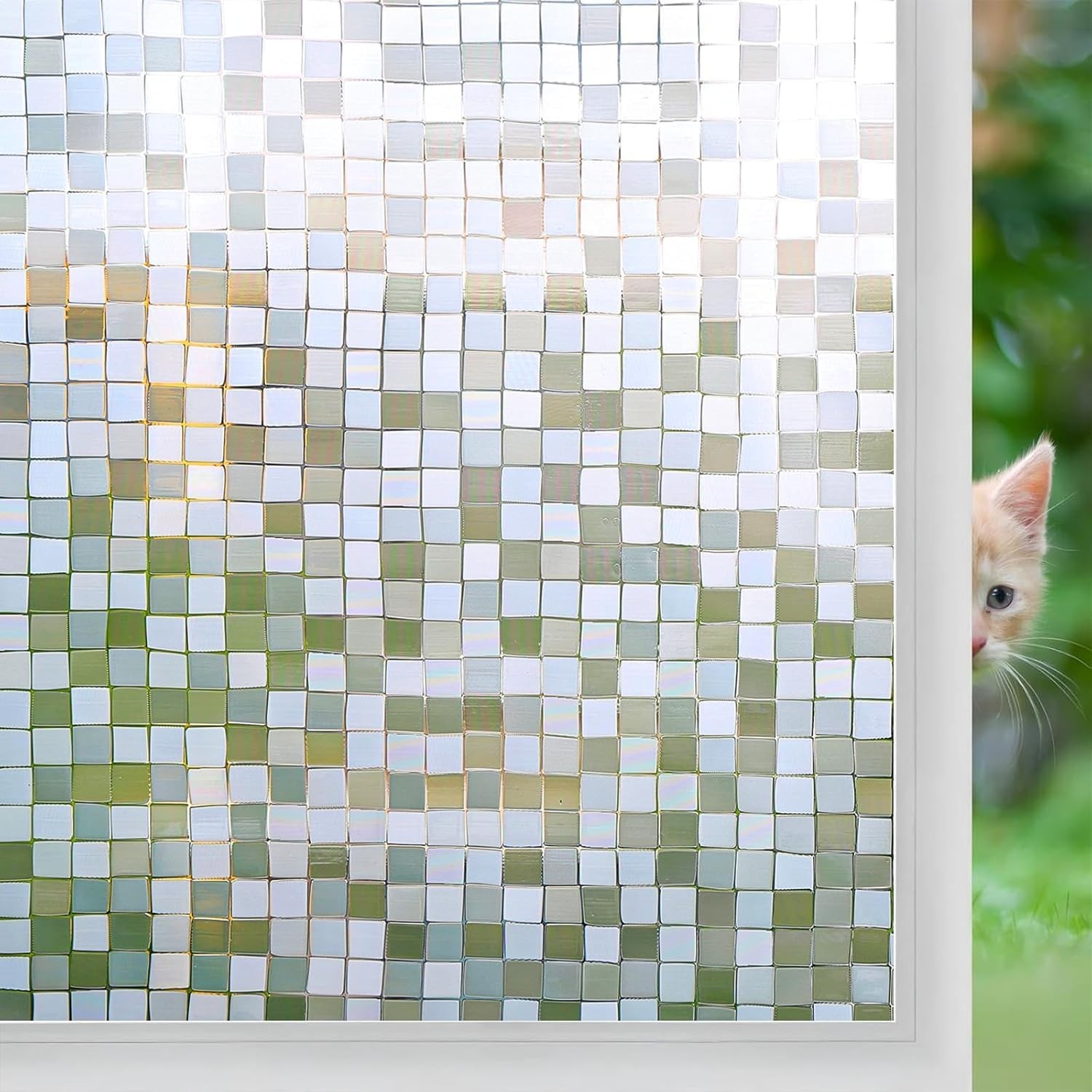 Niviy Window Privacy Film, Decorative Window Clings, UV Blocking Window Cover…