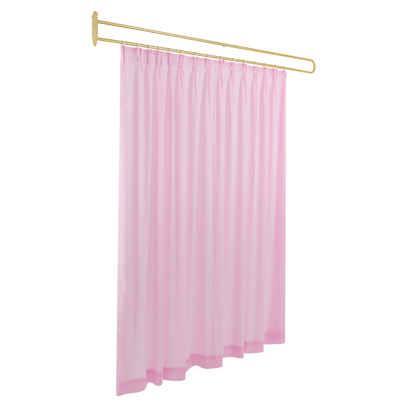 Privacy Partition Curtain, Wall Mounted Curtain, Curtain Room Divider 200*22cm