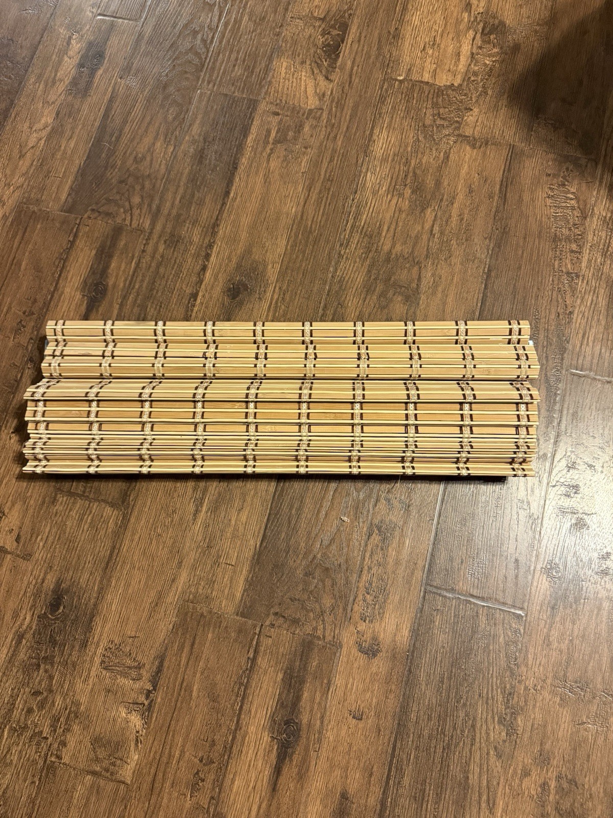 Bamboo Roller Shade Beige 6ft x 2ft Light Filtering Window Frame Mounted