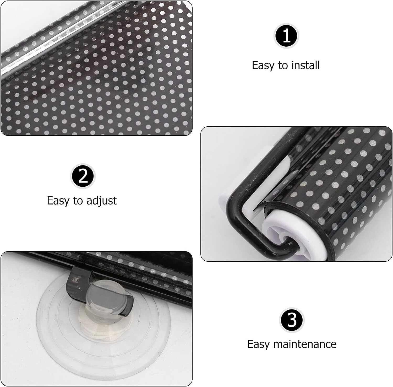 Retractable Car Auto Front/Side Window Sun Shade Shield Cover Roll Curtain Visor