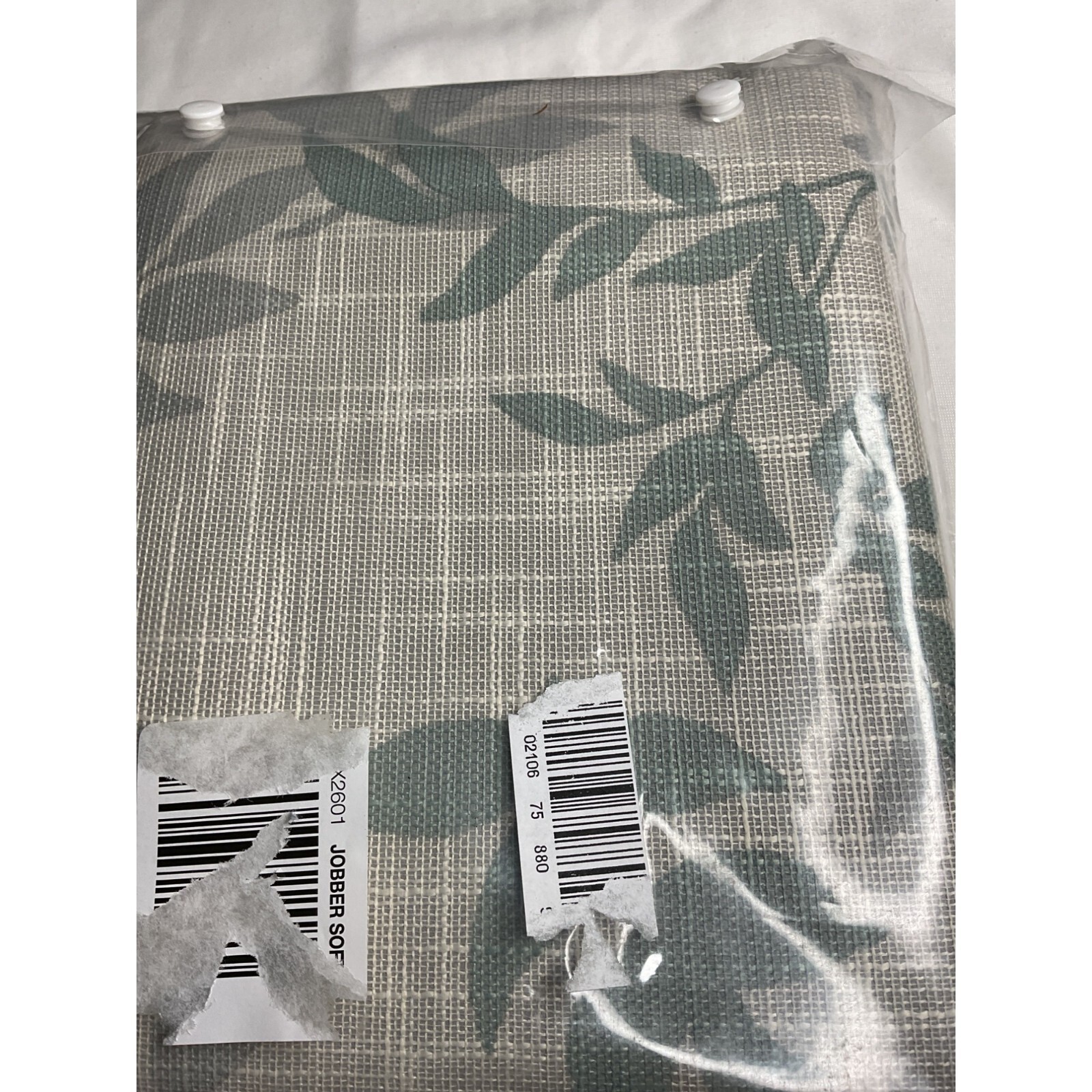 Sun Smart Julie Aqua Printed Botanical 50 X 95 in. L Blackout Grommet Curtain
